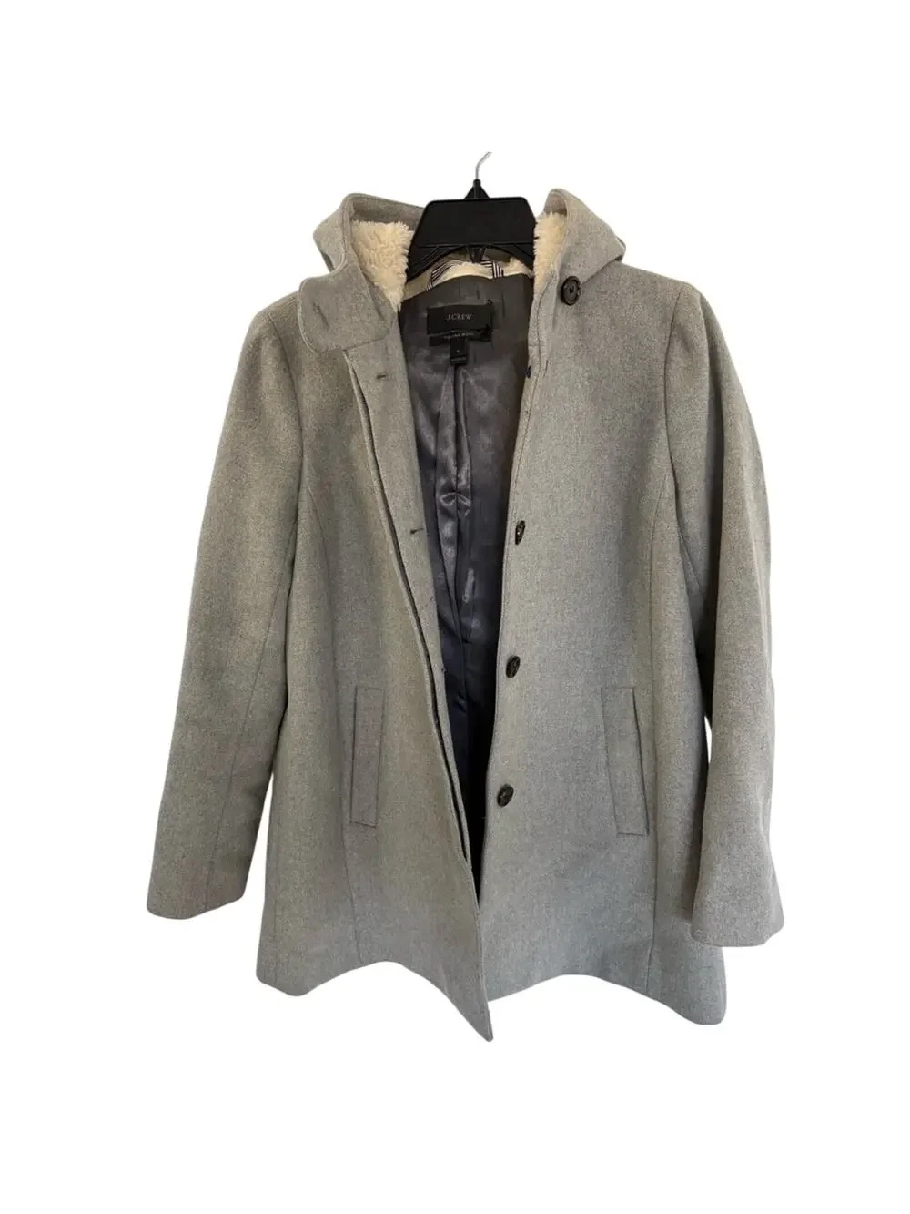 J. Crew Gray Italian Wool size 6 - Picture 1 of 4